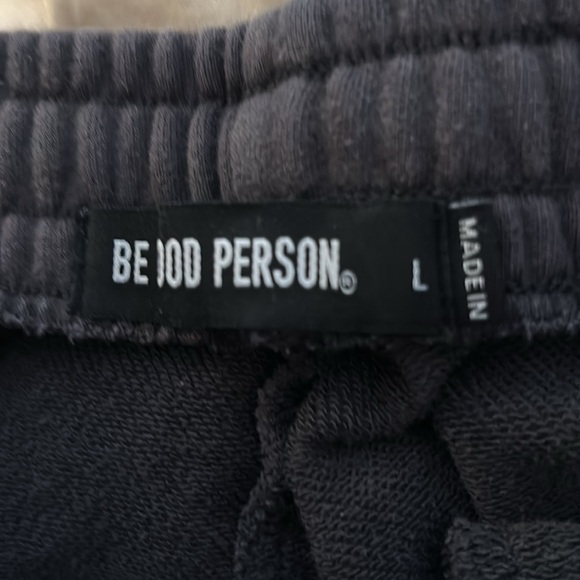Be A Good Person grey sweatpantsts. Unisex. - Picture 4 of 4